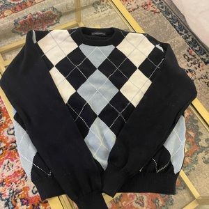 Brandy Melville argyle sweater